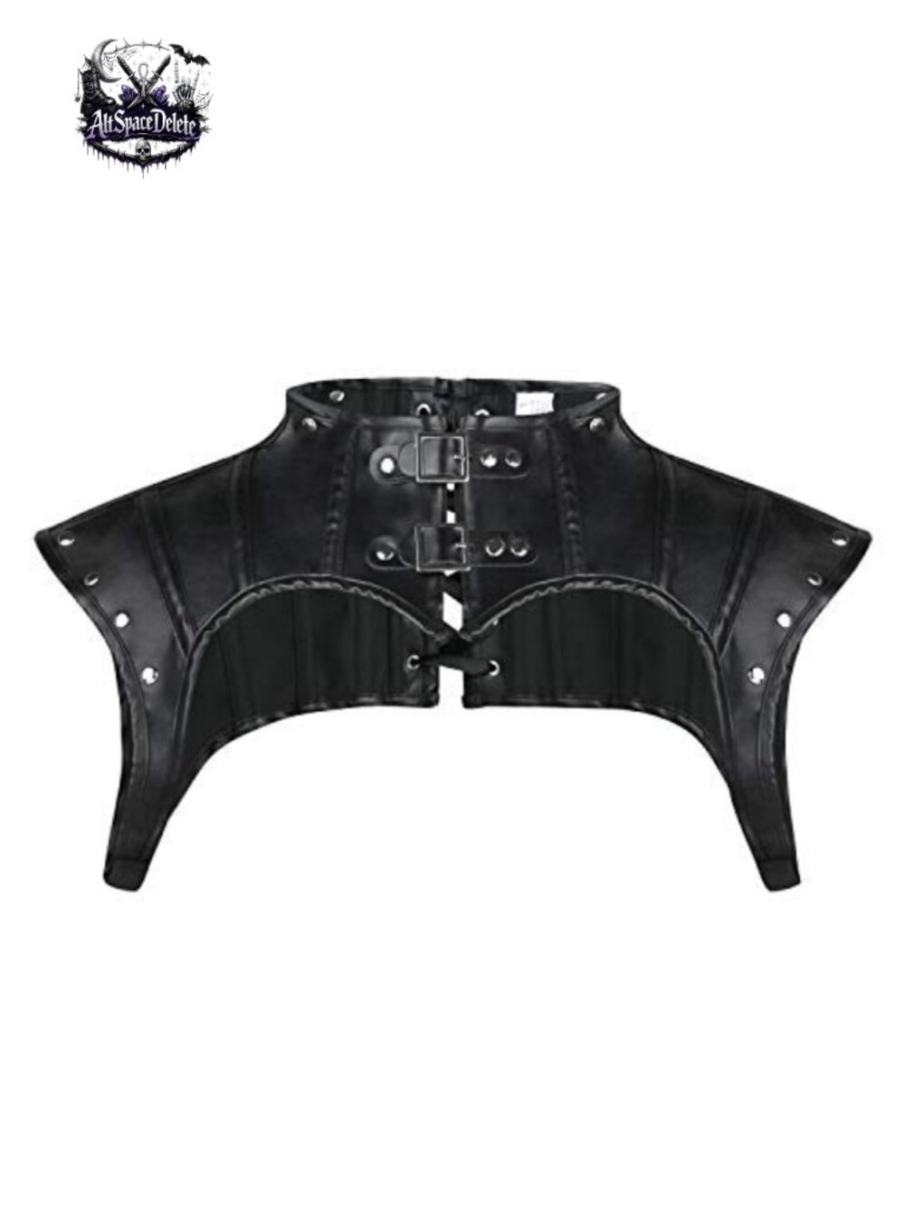 Steampunk Gothic PU Leather Shrug Jacket Armor